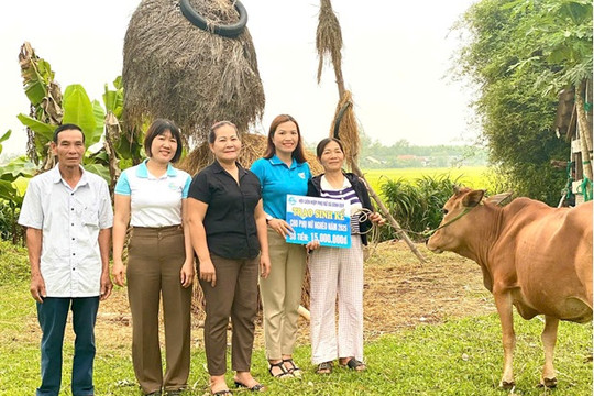 Năm 2025, phụ nữ Thăng Bình giúp 40 hộ thoát nghèo bền vững