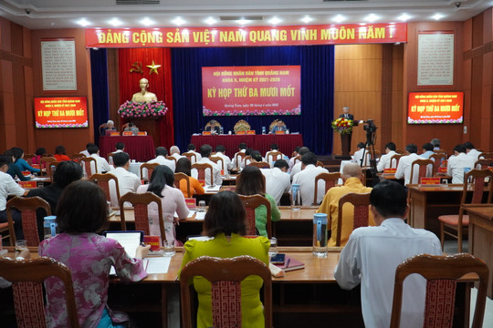 HĐND tỉnh Quảng Nam tán thành chủ trương sắp xếp 78 đơn vị hành chính cấp xã