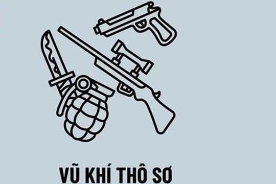 Một người ở TT. Hà Lam bị phạt 45 triệu đồng về hành vi “tàng trữ trái phép đạn thể thao, mã tấu”