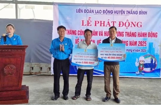 LĐLĐ huyện Thăng Bình phát động Tháng Công nhân năm 2025