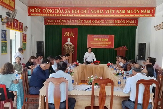 Thẩm tra, đánh giá công nhận thôn Tất Viên (Bình Phục) đạt chuẩn nông thôn mới kiểu mẫu