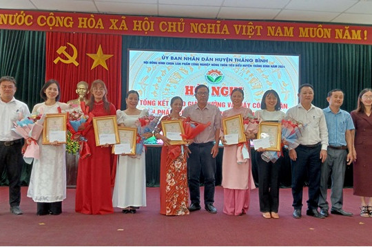 Bình chọn sản phẩm công nghiệp nông thôn tiêu biểu huyện Thăng Bình năm 2025