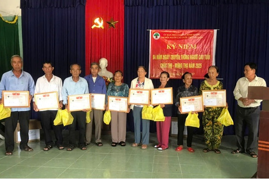 Các địa phương huyện Thăng Bình tổ chức chúc thọ, mừng thọ người cao tuổi