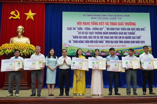 Hơn 4 tỷ đồng trao giải Cuộc thi về Vườn- Tường- Đường đẹp 2025