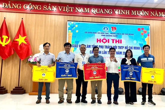 Thăng Bình đạt giải Nhì toàn đoàn tại Hội thi giáo viên làm Tổng phụ trách Đội giỏi cấp tỉnh năm học 2024 - 2025