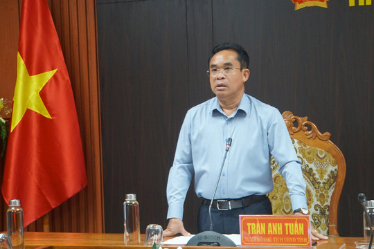 Phó Chủ tịch UBND tỉnh Trần Anh Tuấn làm việc với Bắc Trà My về các chương trình mục tiêu quốc gia