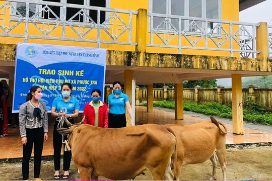 Phụ nữ Thăng Bình đồng hành với phụ nữ vùng cao