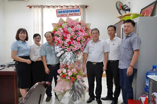 Ủy ban MTTQ VN tỉnh thăm Cổng thông tin điện tử Quảng Nam nhân kỷ niệm 100 năm Ngày Báo chí cách mạng Việt Nam