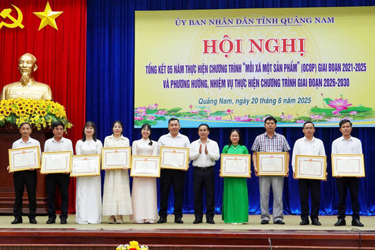 Hơn 84 tỷ đồng thực hiện Chương trình OCOP Quảng Nam giai đoạn 2021-2025