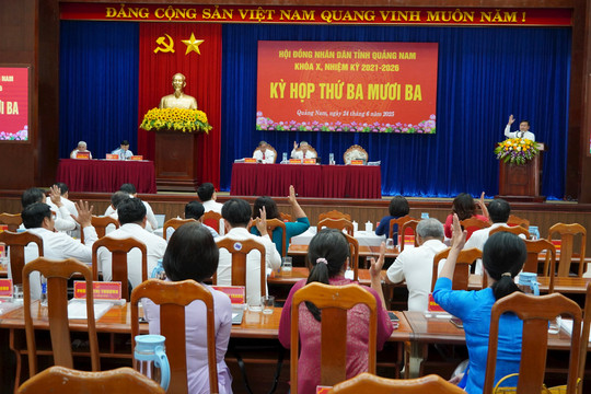 HĐND tỉnh thông qua 15 nghị quyết tại kỳ họp thứ 33 (khóa X)