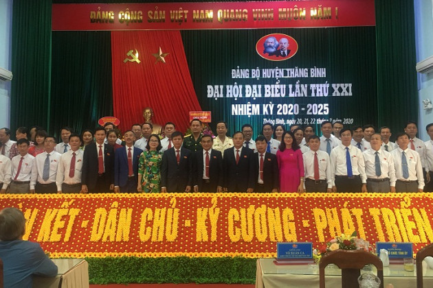 Đại hội đại biểu Đảng bộ huyện Thăng Bình lần thứ XXI, nhiệm kỳ 2020 - 2025 thành công tốt đẹp