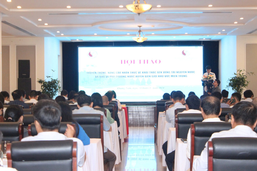 Nâng cao nhận thức về khai thác bền vững tài nguyên nước và bảo vệ môi trường nước xuyên biên giới