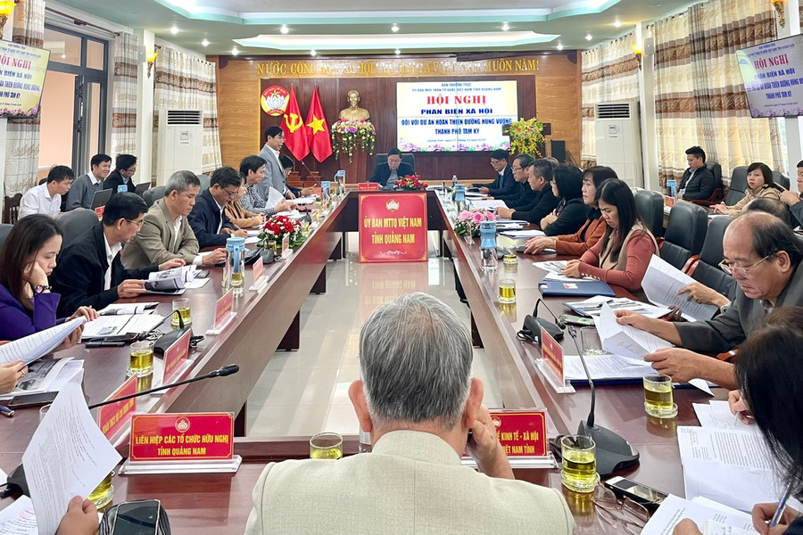 Quảng Nam phản biện khoa học dự án hoàn thiện đường Hùng Vương Tp. Tam Kỳ