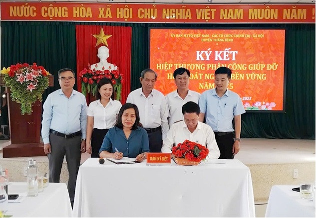 Thăng Bình ký kết phân công giúp đỡ hộ nghèo