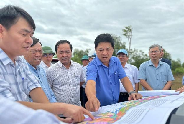 Bí thư Tỉnh ủy Lương Nguyễn Minh Triết kiểm tra dự án nhà ở xã hội tại huyện Thăng Bình