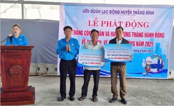 LĐLĐ huyện Thăng Bình phát động Tháng Công nhân năm 2025