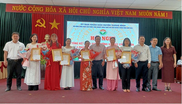 Bình chọn sản phẩm công nghiệp nông thôn tiêu biểu huyện Thăng Bình năm 2025