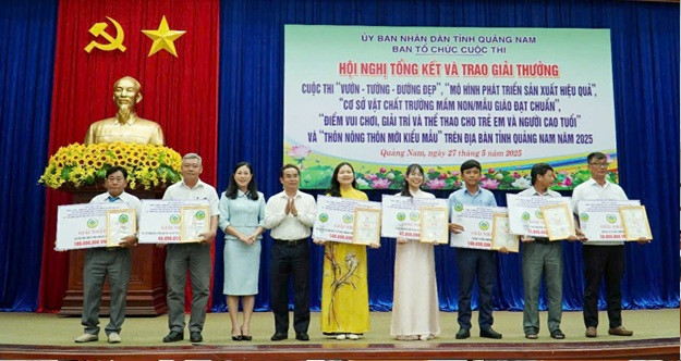 Tuyến đường ĐH2 từ Ngã tư Chăn nuôi đến trụ sở UBND xã Bình Đào đạt giải nhất tuyến đường đẹp